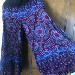 Luna Claire Bohemian skirt pants XL